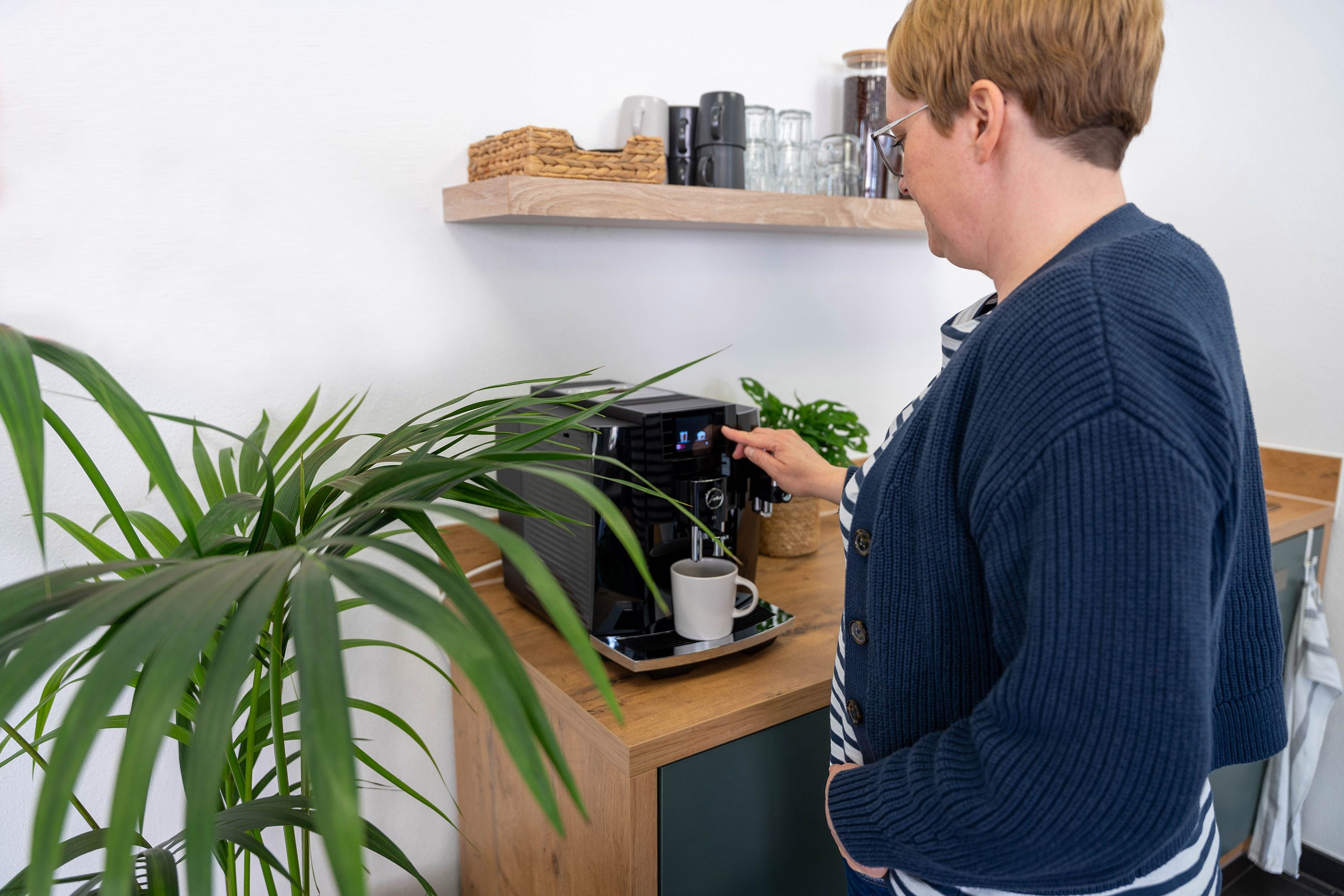Kaffeemaschine im FACHWERK Coworking Stromberg